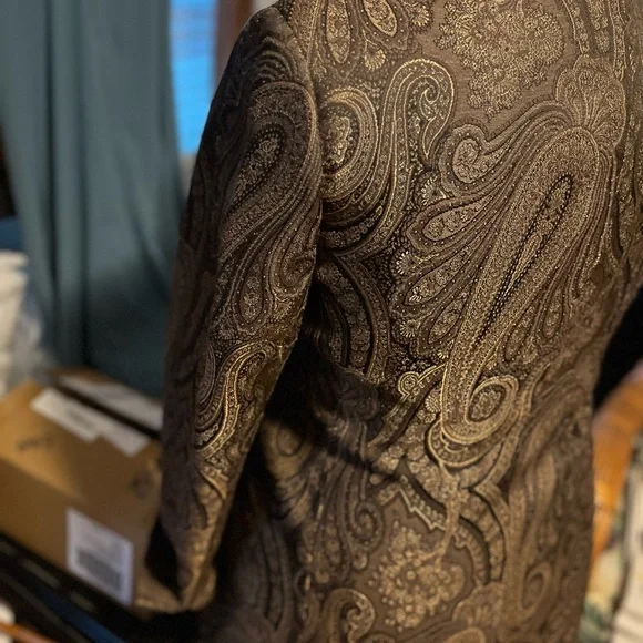 Paisley Brown Women's Jacket by Jones New York - Picture 4 of 7